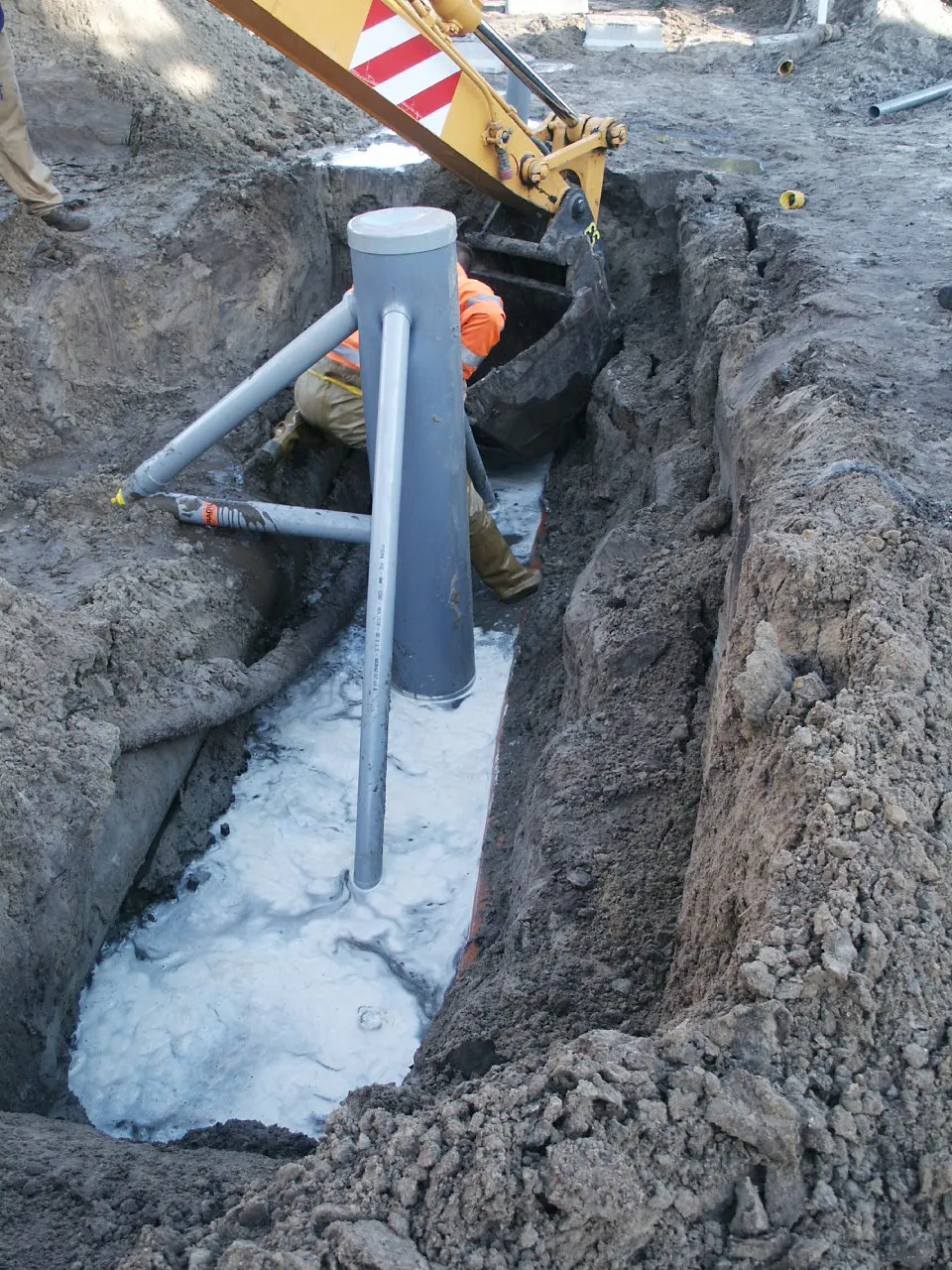 Medewerkers op terrein