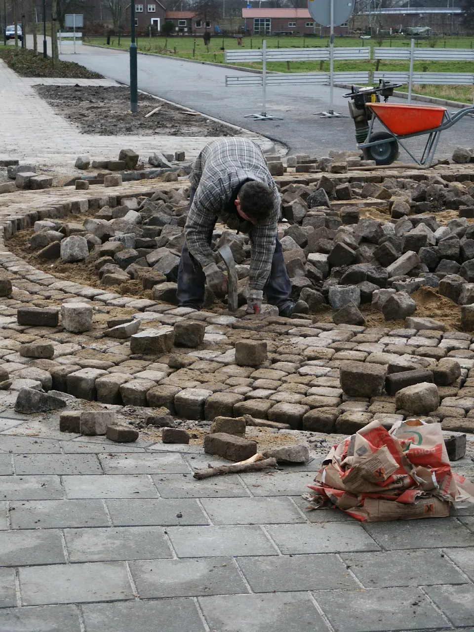Werkzaamheden met materieel